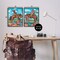 Stupell Industries Rustic Cowboys in Desert 2pc Framed Giclee Wall Art Set Design by Melissa Wang